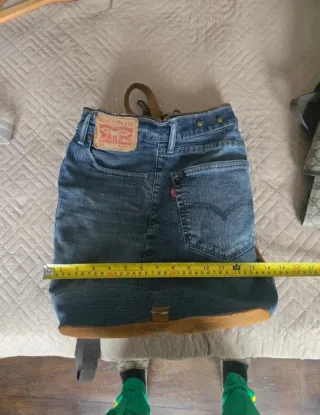 Zaino in vera pelle Levi's Nuovo Made in Italy