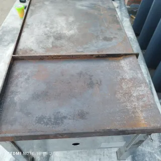 Plancha industrial de acero