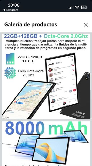 Tablet Android 15 da 10 pollici da 22 GB + 128 GB •SIGILLATO•