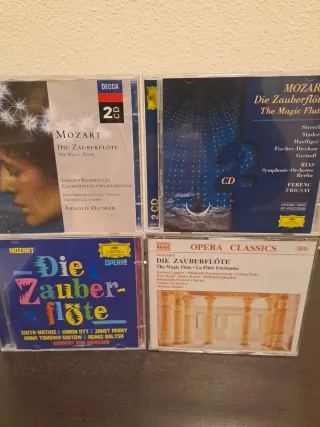 Mozart - La Flauta Mágica - 4 Versiones CD