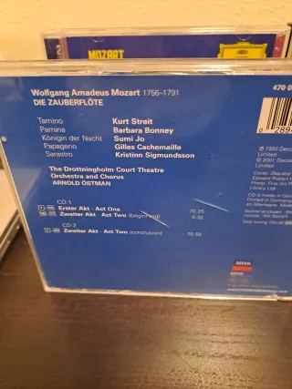 Mozart - La Flauta Mágica - 4 Versiones CD