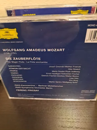 Mozart - La Flauta Mágica - 4 Versiones CD