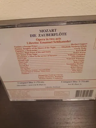 Mozart - La Flauta Mágica - 4 Versiones CD