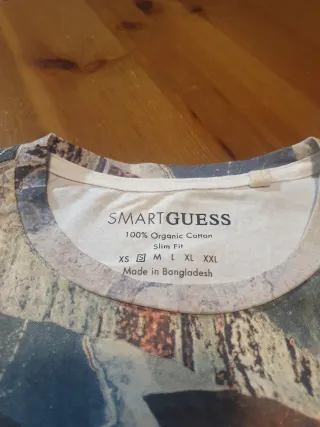 Camiseta Guess Estampada Multicolor