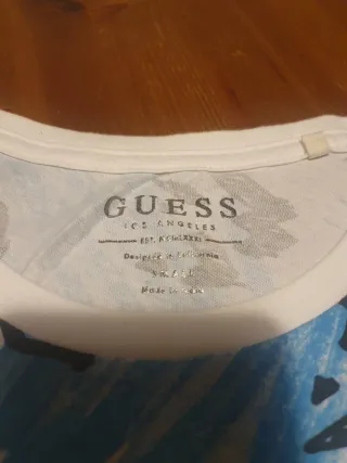 Camiseta Guess Estampada Multicolor