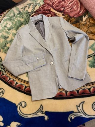 Blazer Zara Gris