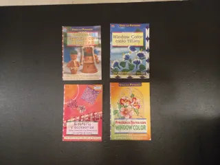 Lote cuatro libros " crea con patrones"