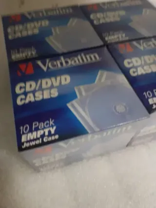 Pack 40 caja cajas CD DVD virgen vacio Verbatim