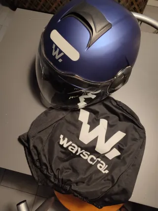 Casco Moto Jet Blu Misura M Nuovo