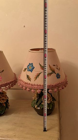 Lampade da notte floreali vintage