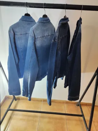 Lote 4 cazadoras vaqueras mujer