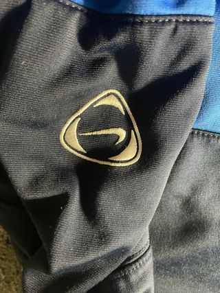 Felpa Nike blu e nera