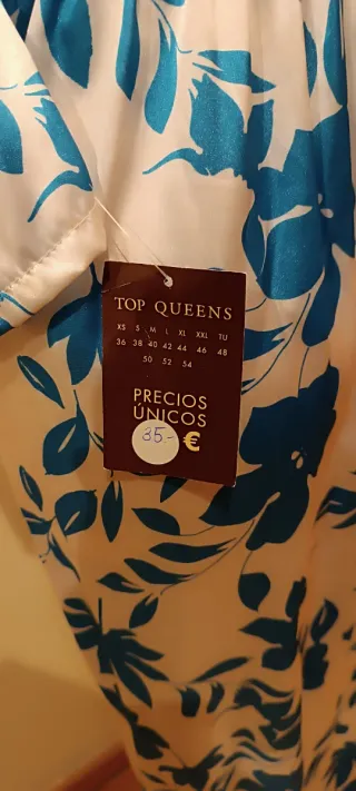 Vestido largo estampado floral