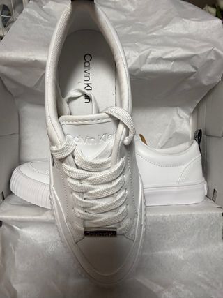 Calvin Klein Scarpe da Tennis Donna Bianche