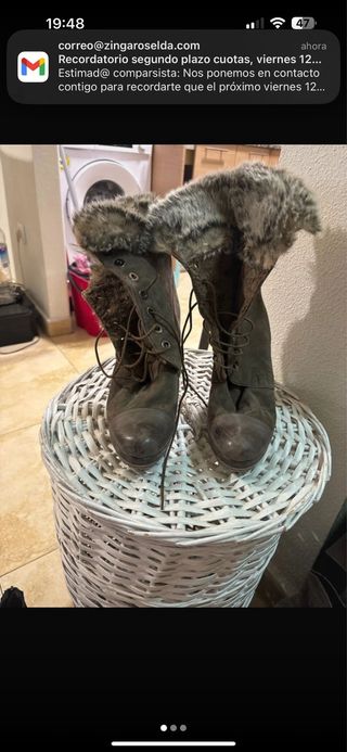 Botines marrones talla 40