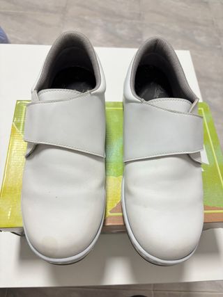 Zapatos Sanitarios Blancos Velcro