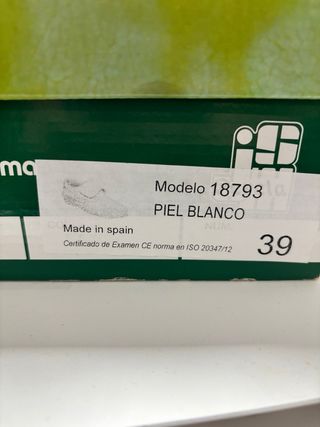 Zapatos Sanitarios Blancos Velcro