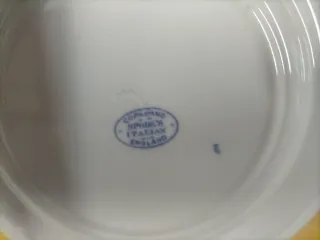 Set di 12 piatti Spode 19 cm Blu e Bianco