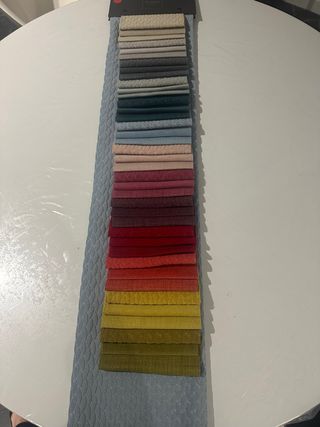 Muestrario de tejidos