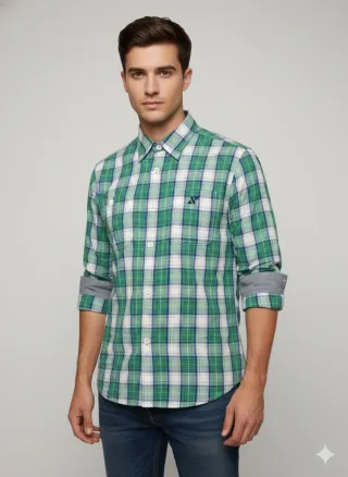 Camisa de hombre STIX Casual en talla M