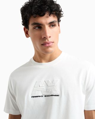 Camiseta Armani Exchange Blanca AX
