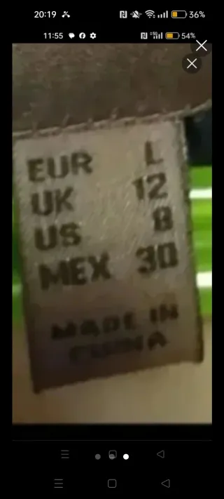 Cazadora acolchada beige y negra Talla L