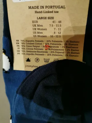 Calcetines Jimmy Lion Pingüinos Talla L