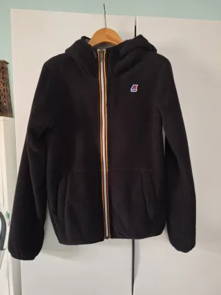 Giacca pile K-Way reversibile