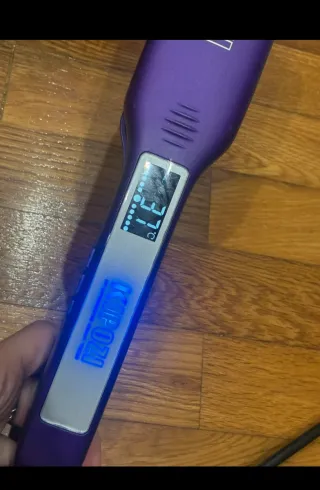 Plancha de pelo morada Kipozi