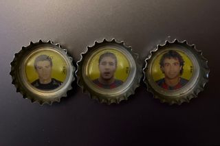 Lote 3 Chapas Coca-Cola FCB