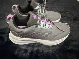 Zapatillas Adidas Chica Gris y Rosa