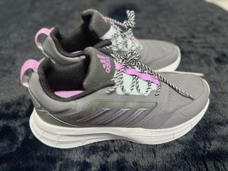 Zapatillas Adidas Chica Gris y Rosa