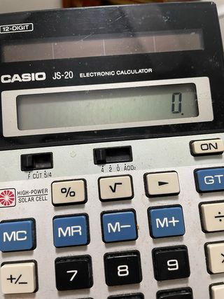 Calculadora Casio JS-20 Solar