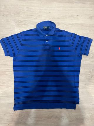 Polo Ralph Lauren Rayas Azul Talla L