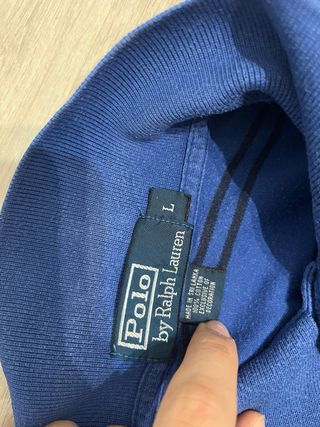Polo Ralph Lauren Rayas Azul Talla L