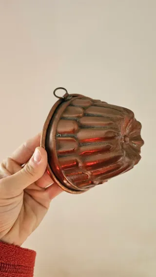 Stampo in rame antico per dolci