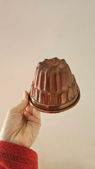 Stampo in rame antico per dolci