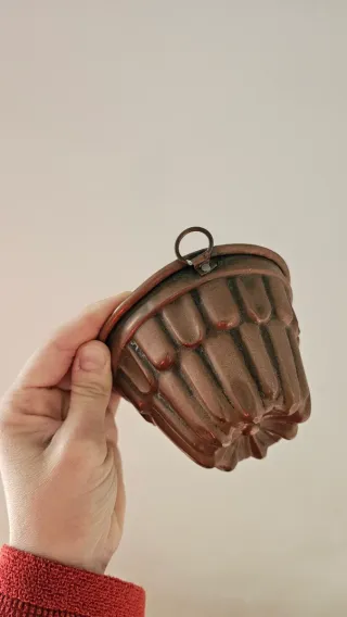 Stampo in rame antico per dolci