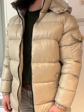 Chaqueta Moncler Beige Talla L