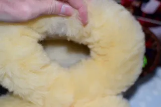 Zapatillas casa Zakopanki de 100% lana y cuero 38