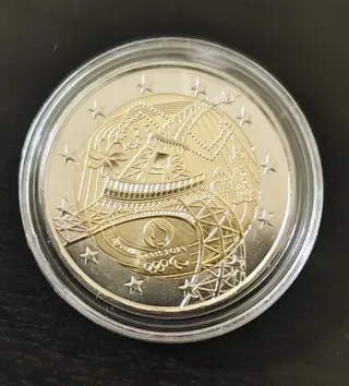 Moneta 2 euro Francia 2024 Parigi 2024