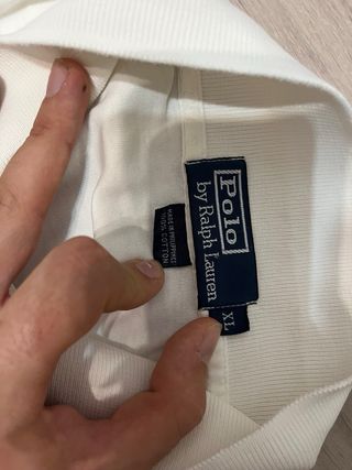 Polo Ralph Lauren Blanco Talla XL