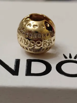 Clip Pandora Oro Zirconia