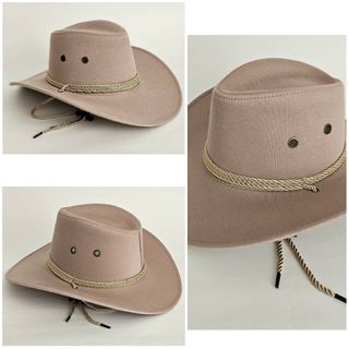 Sombrero Vaquero Marrón y Beige Unisex