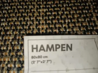 Lote 2 alfombras Ikea negras.Diferentes tamaños.