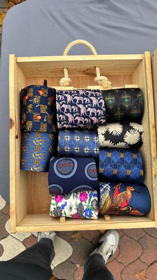 Conjunto de corbatas de seda