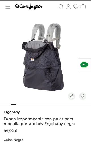 Funda Ergobaby All Weather Polar Impermeable NUEVA