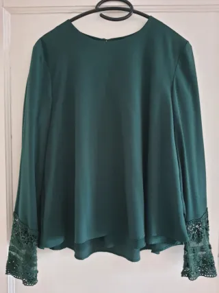 Camisa verde de Zara