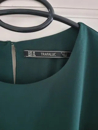 Camisa verde de Zara