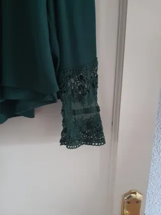 Camisa verde de Zara